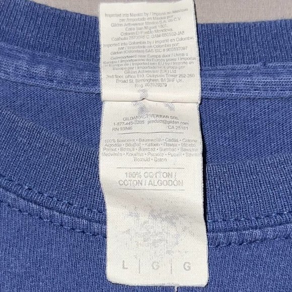 Ford 'The Deuce' Graphic T-Shirt Hot Rods Tee Car Design Gildan Blue Size Large - Picture 7 of 7